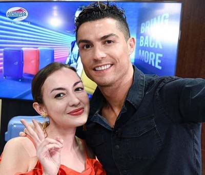 Rianti Cartwright Pamer Selfie Bareng Cristiano Ronaldo